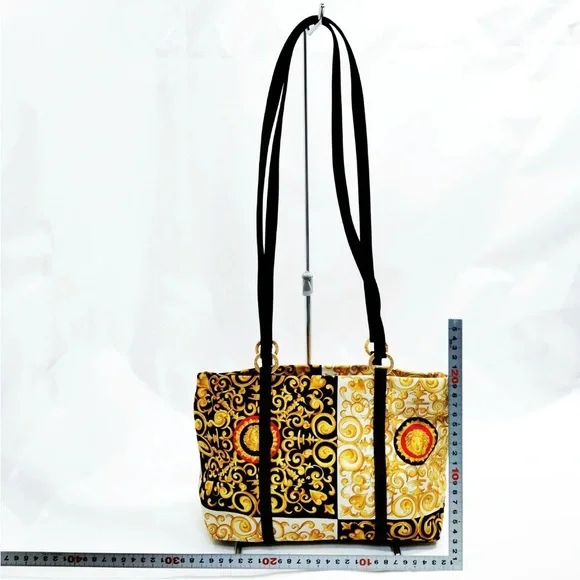 Versace Baroque Fabric Tote Bag EUC - Picture 3 of 15